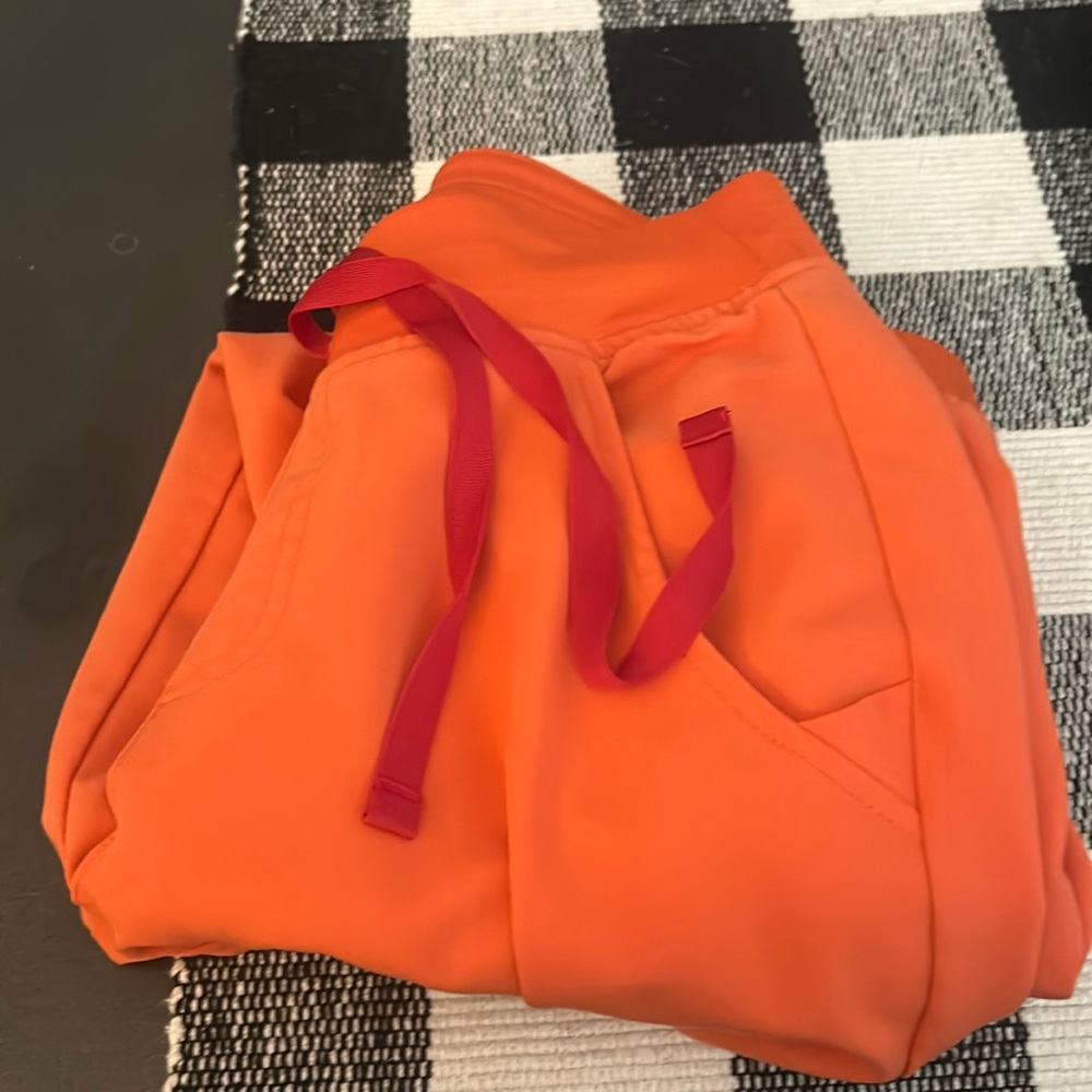 Figs orange pants